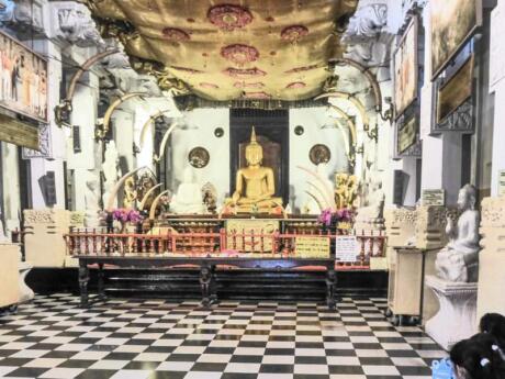 Respectful temple visit with cultural guidance from LGBTQ+ community member in Sri Lanka