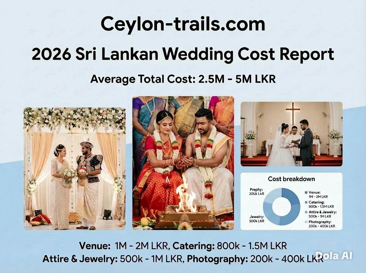 Wedding cost comparison chart Sri Lanka vs UK vs USA